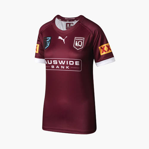 Queensland Maroons QLD Puma State Of Origin Home Jersey Ladies Sizes S-3XL! T1