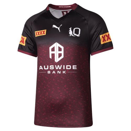 Queensland Maroons QLD Puma State of Origin Captains Run Jersey Sizes S-6XL! T2