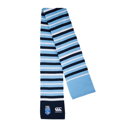 New South Wales NSW Blues State Of Origin CCC Stripe Scarf! T9