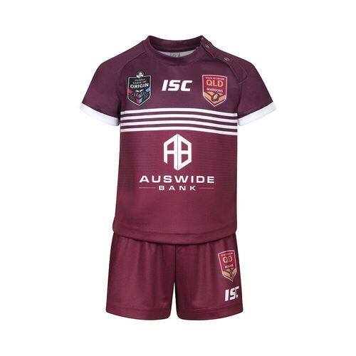 Queensland Maroons State of Origin On Field Jersey Toddlers Sizes 0-4! T9