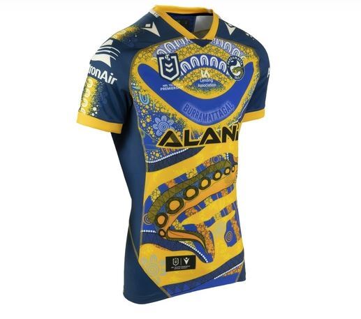 Parramatta Eels 2021 NRL Mens Indigenous Jersey Sizes S-6XL BNWT 