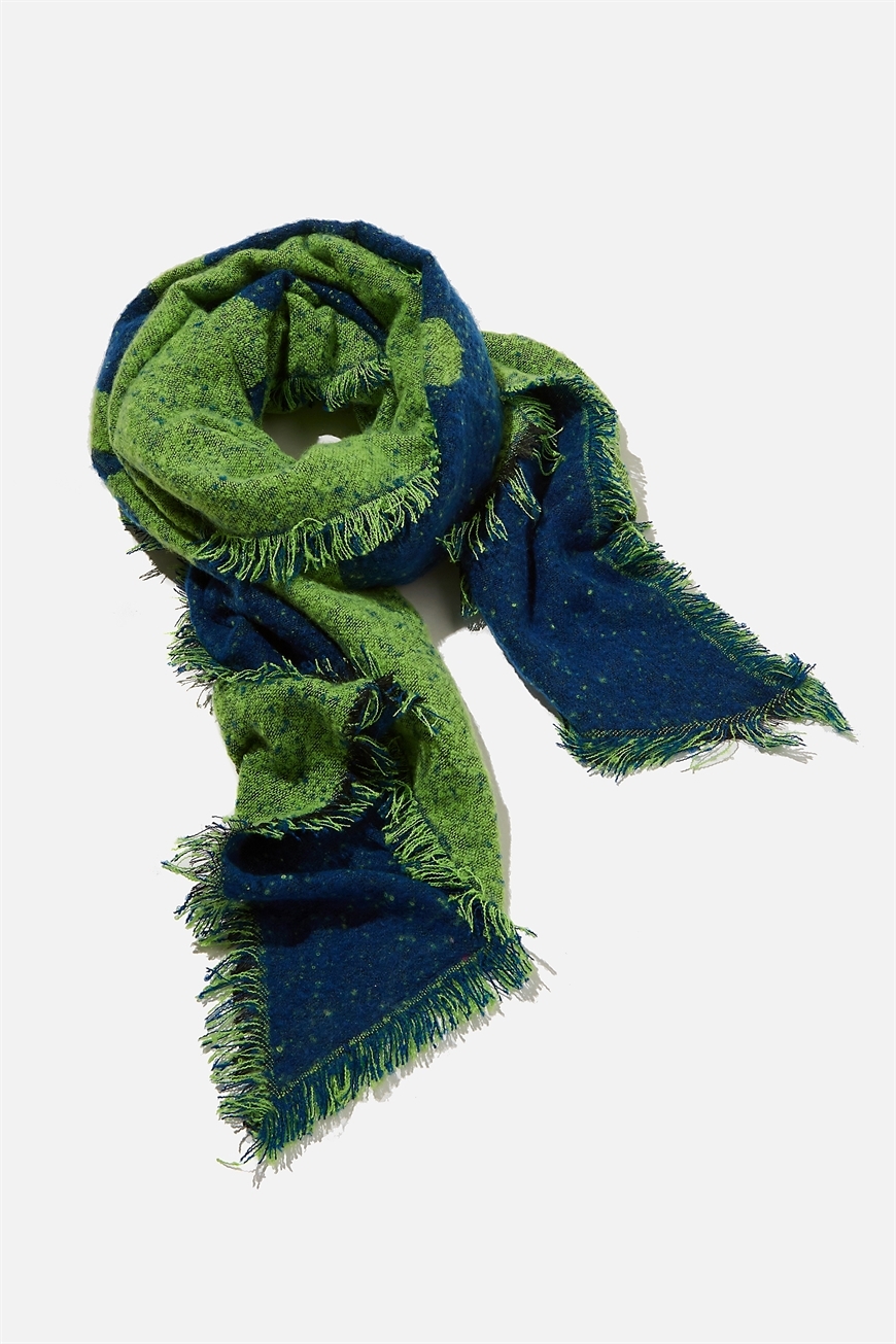 650468 CANBERRA RAIDERS NRL TEAM OXFORD RIB KNIT WINTER NECK SCARF 
