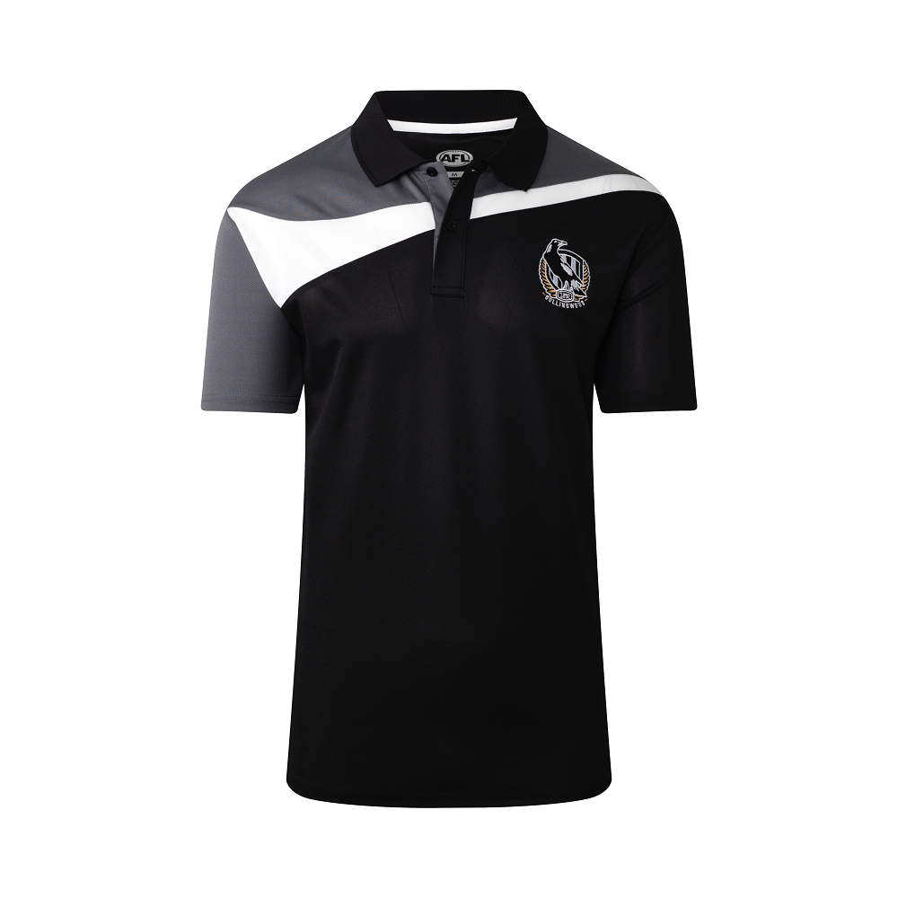Collingwood Magpies AFL Black Training Shirt  Sizes S-5XL BNWT 