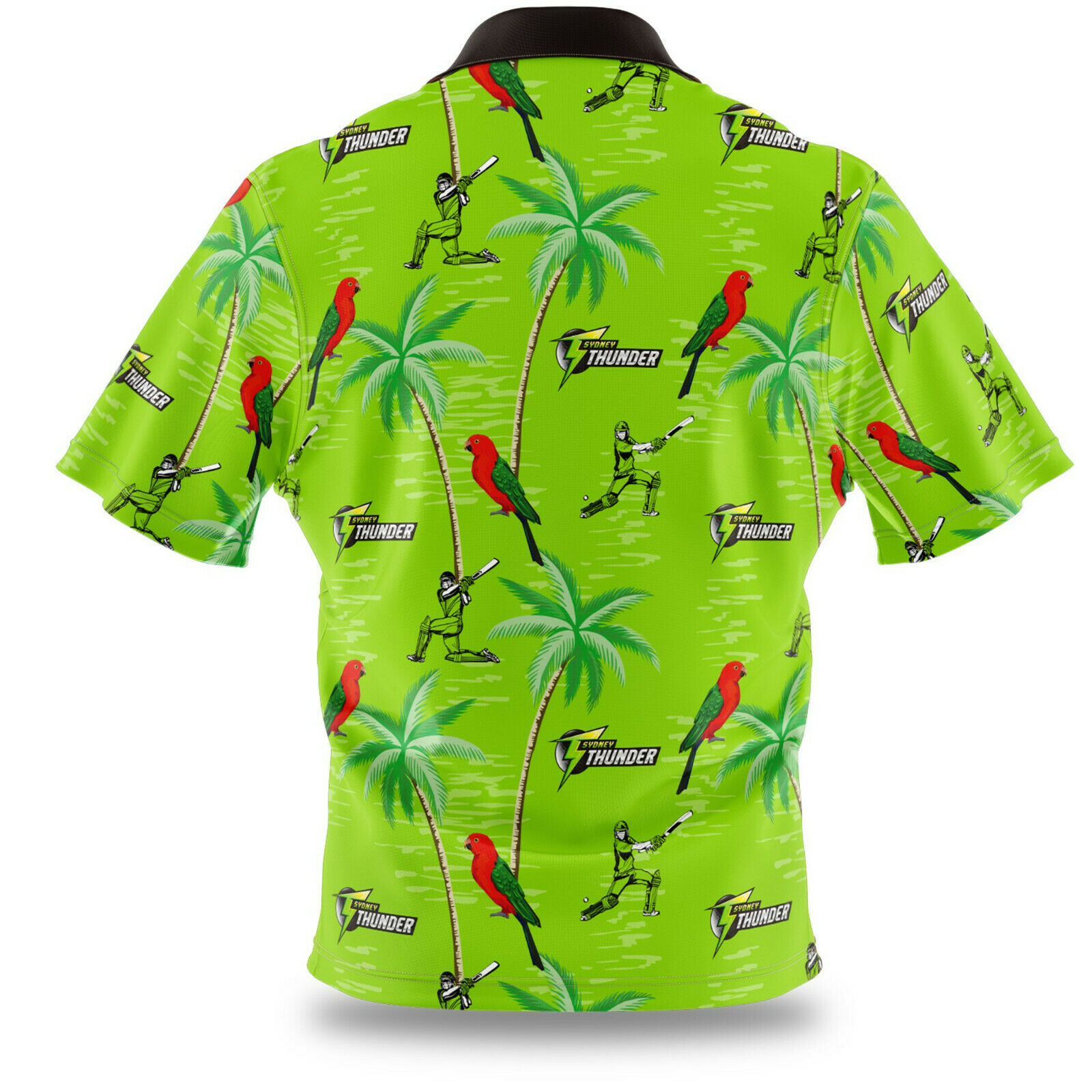 Sydney Thunder Big Bash BBL Cricket 2020 Adult Hawaiian Shirt Polo
