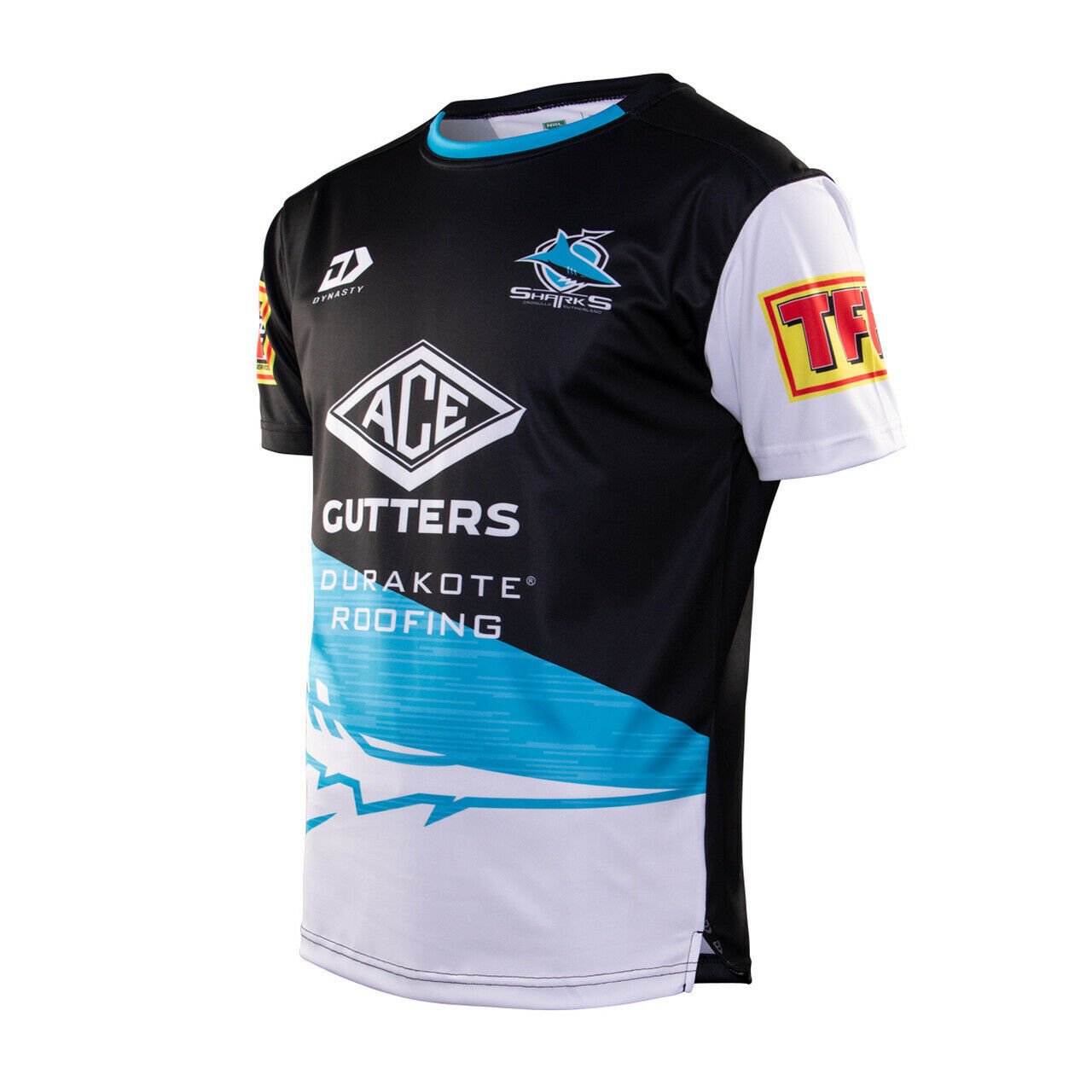 Rugby League Cronulla Sharks NRL Fanatics Button Up Polo Shirt 