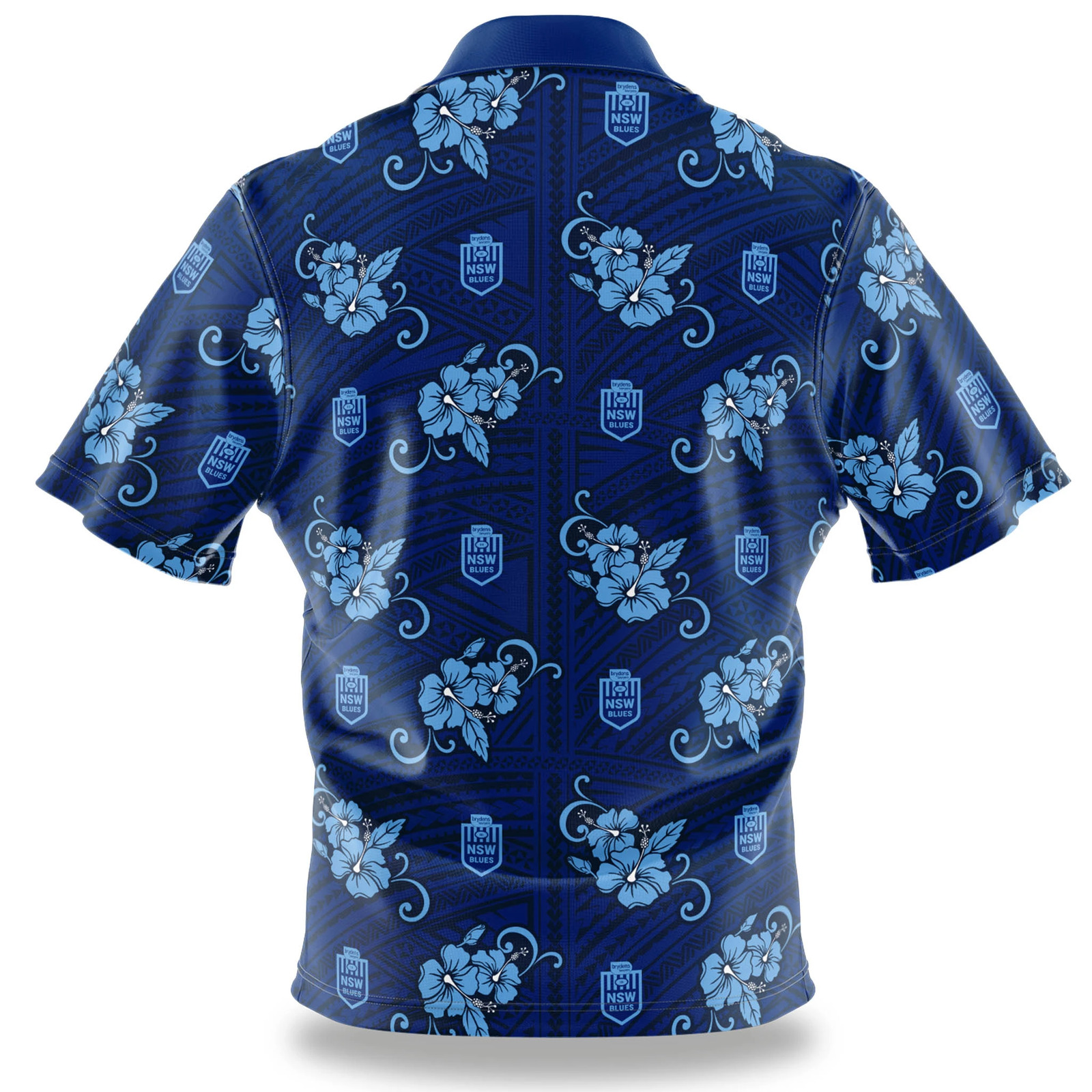 Parramatta Eels NRL 2021 Tribal Hawaiian Shirt Button Up Polo Shirt Sizes S-5XL! 