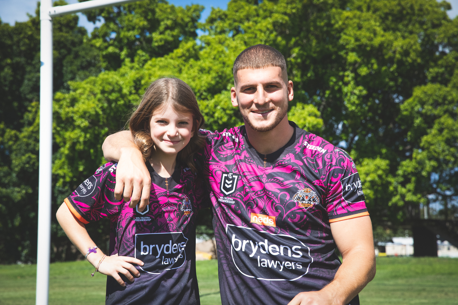 Wests Tigers NRL 2021 Steeden WIL Women in League Jersey Adults Sizes S-7XL!