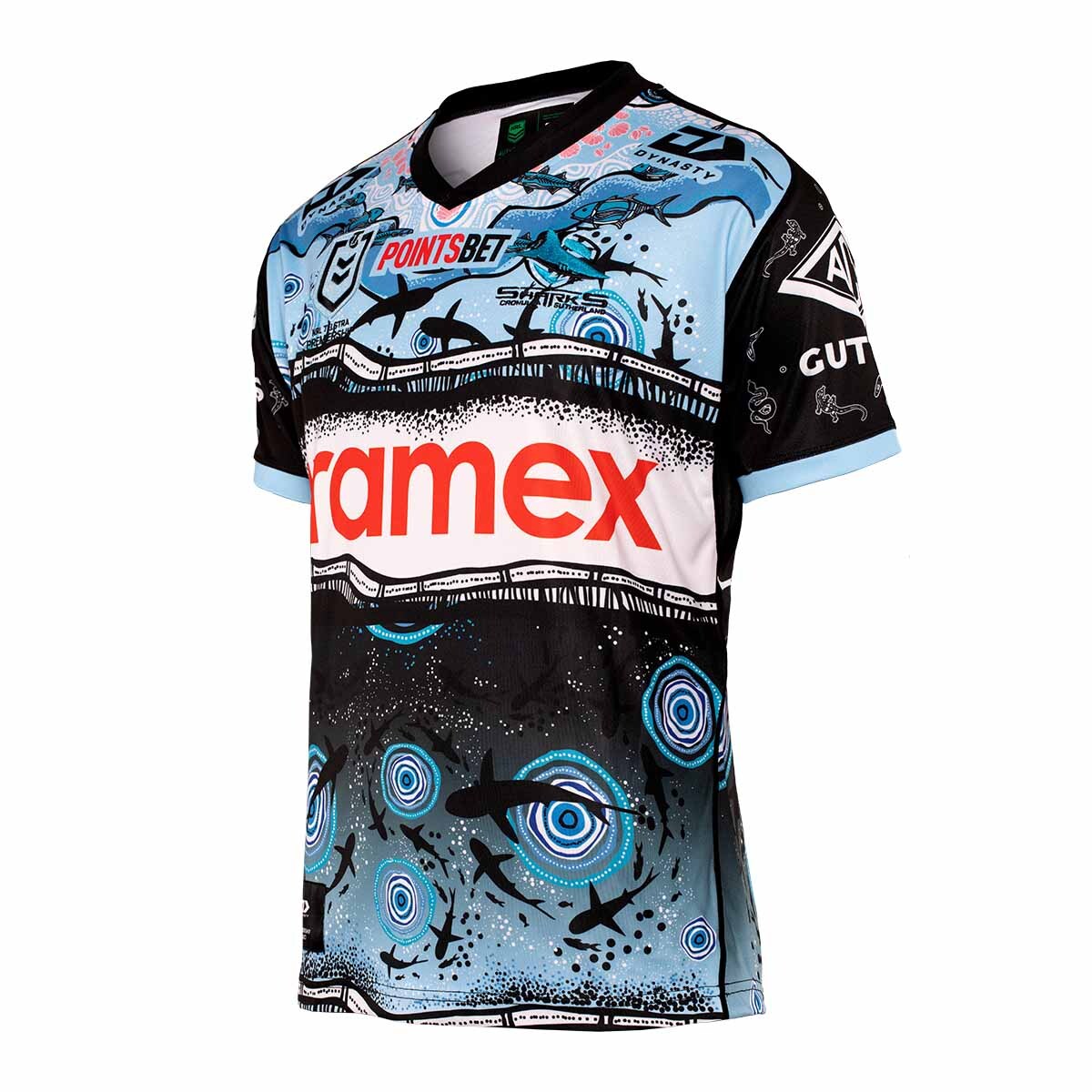Cronulla Sharks NRL 2022 Dynasty Indigenous Jersey Size S7XL!