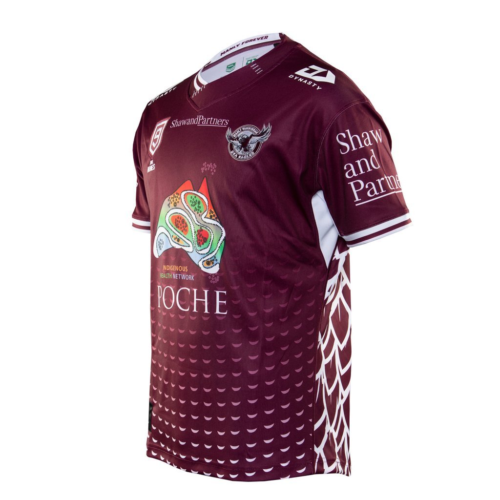Manly Sea Eagles NRL 2020 Nines 9's Indigenous Jersey Sizes S-7XL! 