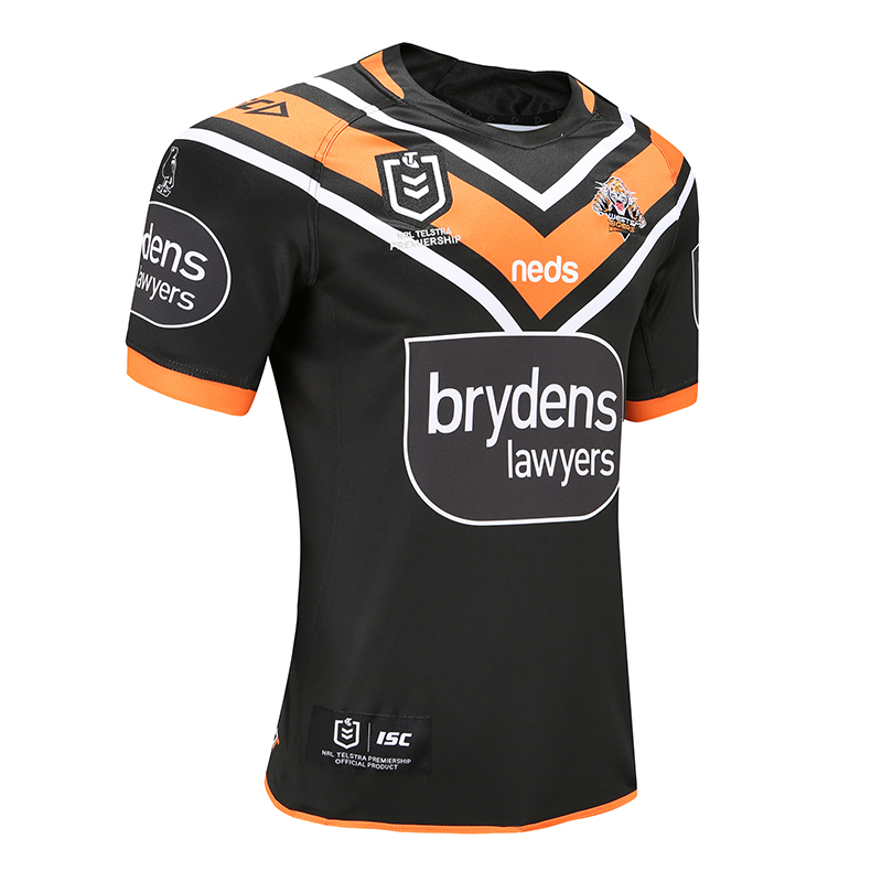 Kids & Toddler Sizes BNWT Wests Tigers 2019 NRL Home Jersey Sizes Adults 