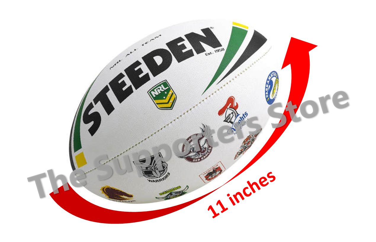 Cronulla Sharks NRL Steeden Rugby League Football Size 11 Inches! 