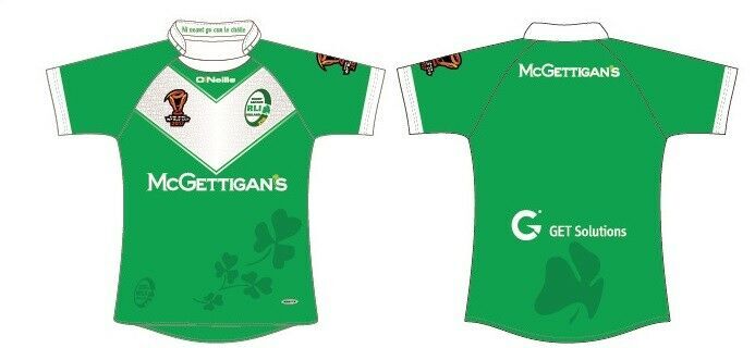 Ireland Wolfhounds Rugby League 2017 RLWC Home Jersey Adult & Kids Sizes! 