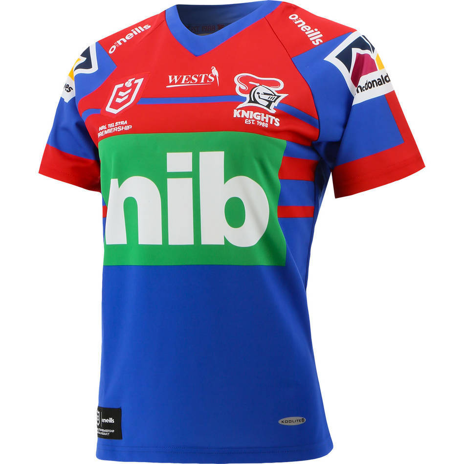 Womens & Kids NRL oneills Details about   Newcastle Knights 2021 Home Jersey Sizes Small 5XL 