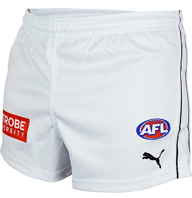 Carlton Blues AFL White Puma On Field Players Shorts Sizes S XL T2