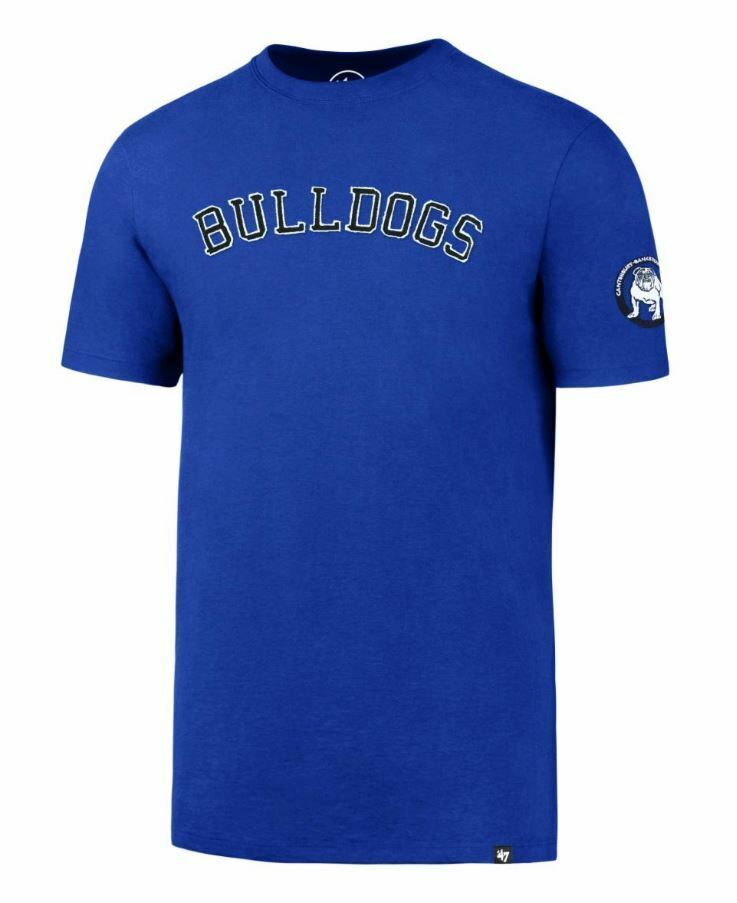 CB Bulldogs NRL Brand 47 Vintage Field House Tee T Shirt Adults