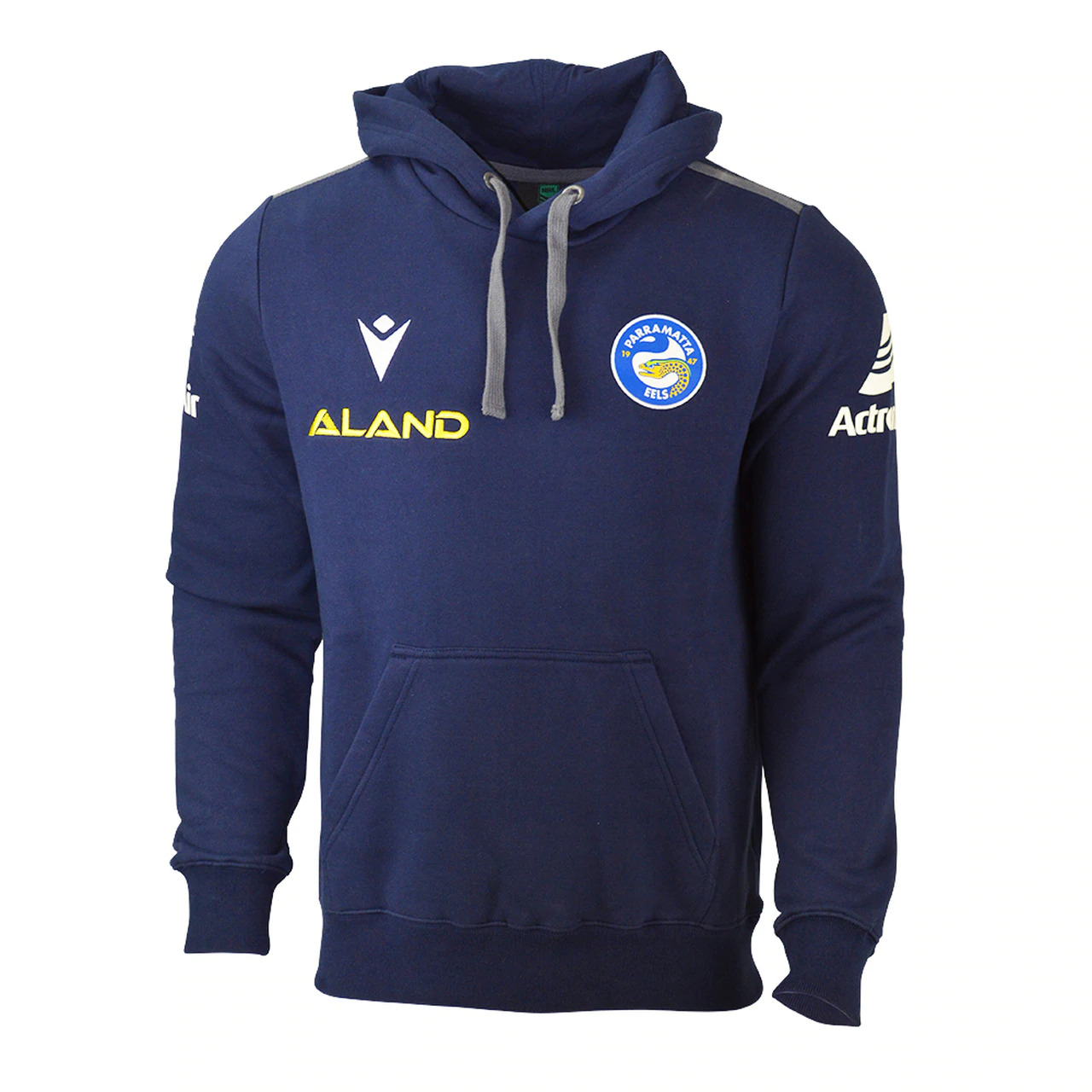 Parramatta Eels NRL 2021 Macron Kids Travel Hoody Hoodie Sizes 8-14!