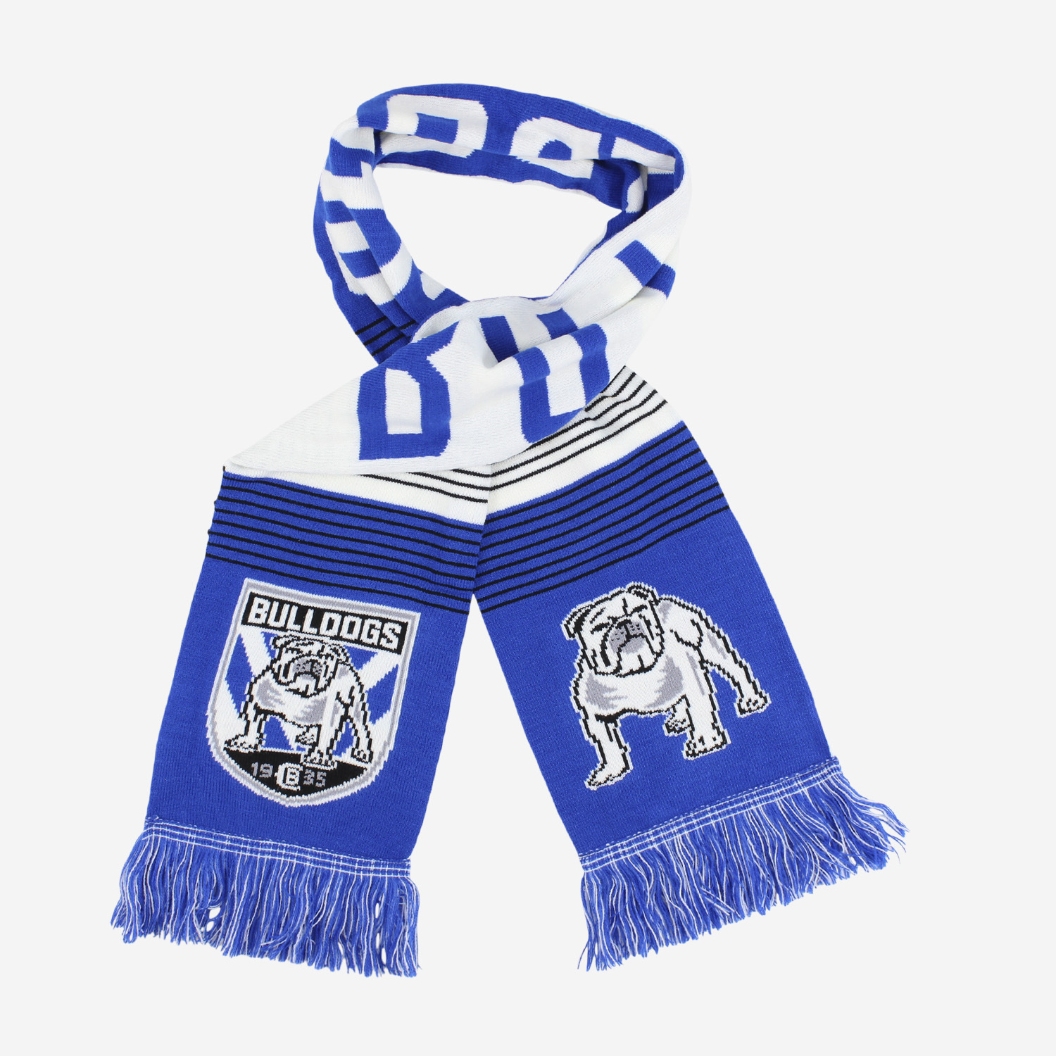 Canterbury Bankstown Bulldogs NRL Burley Sekem Linebreak Scarf!