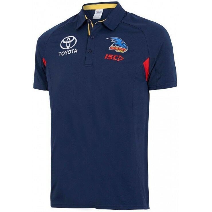 Adelaide Crows 2018 AFL ISC Navy Polo Shirt Mens and Ladies Sizes BNWT 