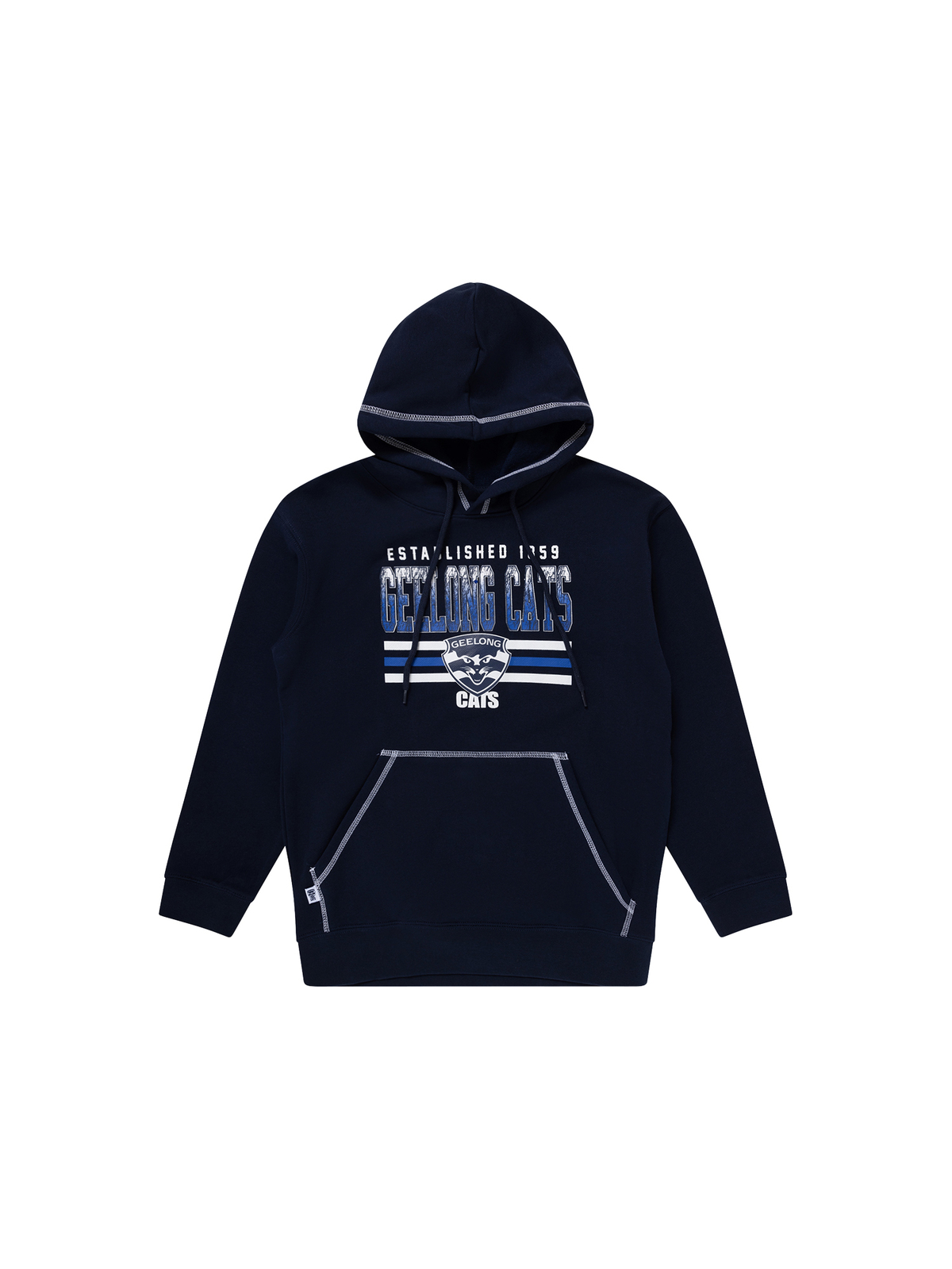 Geelong Cats 2024 AFL Youth Sketch Hoody Sizes 8-16!
