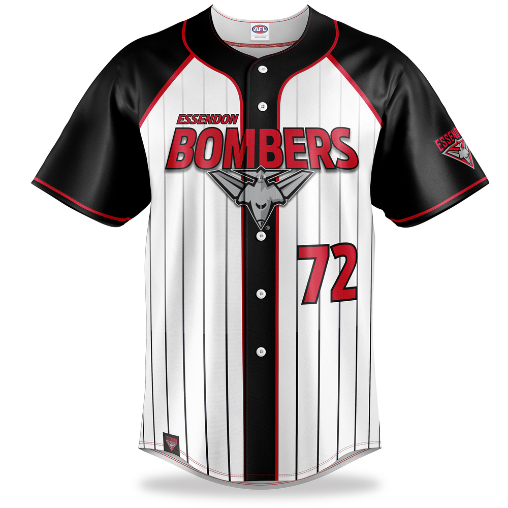 Collingwood Magpies AFL 2021 Baseball Button Up Shirt T Shirt Sizes S-5XL! 