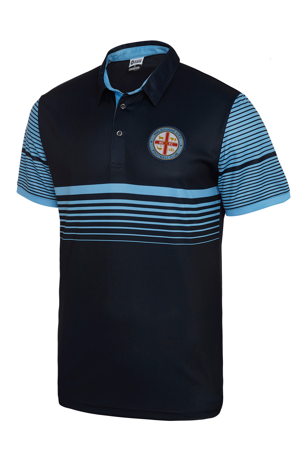 A League Soccer Football! Melbourne City FC Knitted Polo Shirt Size S-5XL 