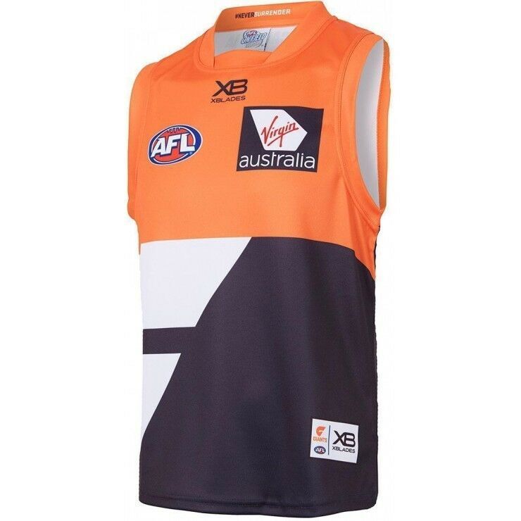 Greater western Sydney Giants GWS AFL adult size Aussie adult football singlet 
