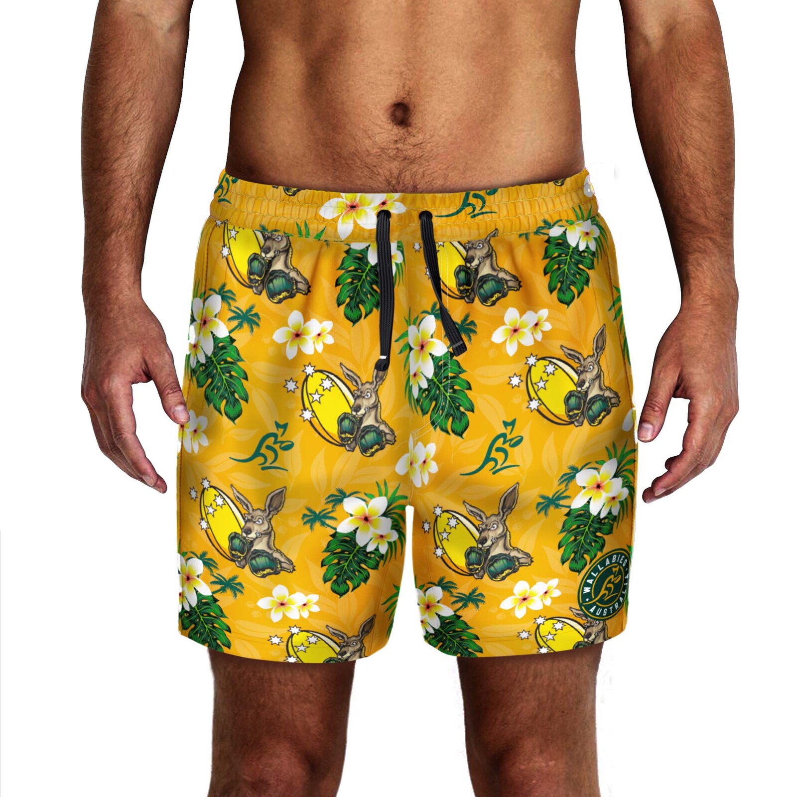 Australian Wallabies Rugby Union 2021 'Boomer' Swim Shorts Sizes S-5XL ...