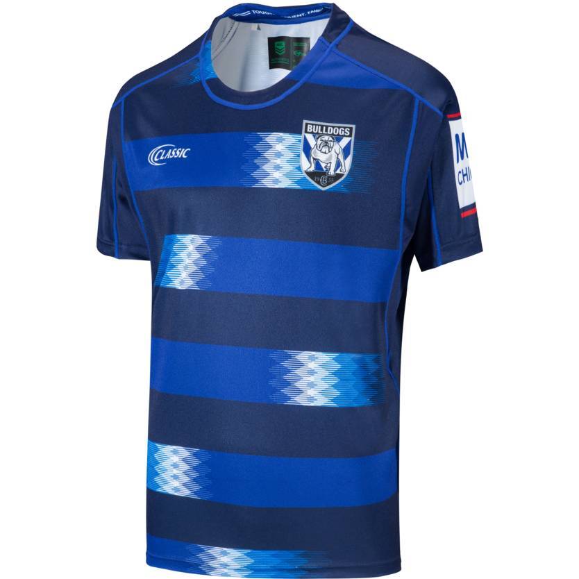 Canterbury Bankstown Bulldogs NRL Players Training Jersey Sizes SMALL ONLY T7 