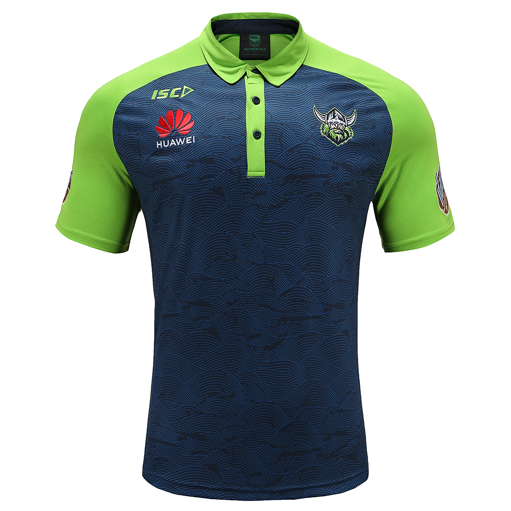 Canberra Raiders NRL Classic Winter Knitted Polo Shirt Size S-5XL W18 