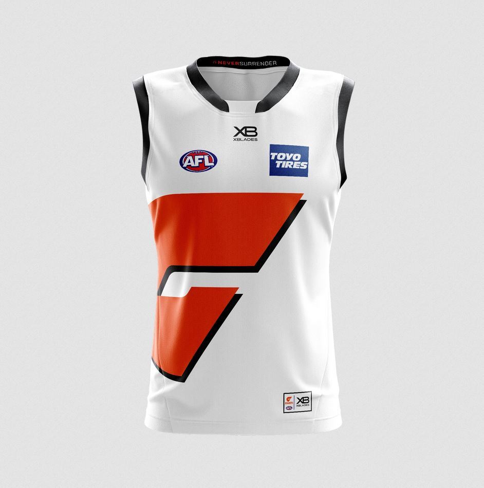 GWS Giants AFL 2020 AFL XBlades Kids Clash Guernsey Jersey Sizes 6-16!