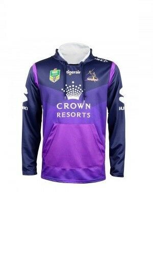Melbourne Storm NRL Jersey Hoodie Adults and Kids Sizes BNWT Hoody 