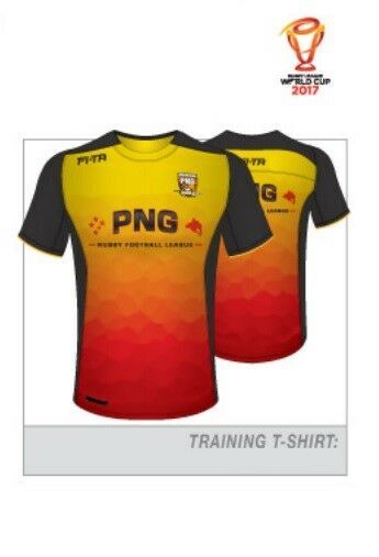 Papua New Guinea PNG Kumuls RLWC Players Training T Shirt Sizes S-3XL!7