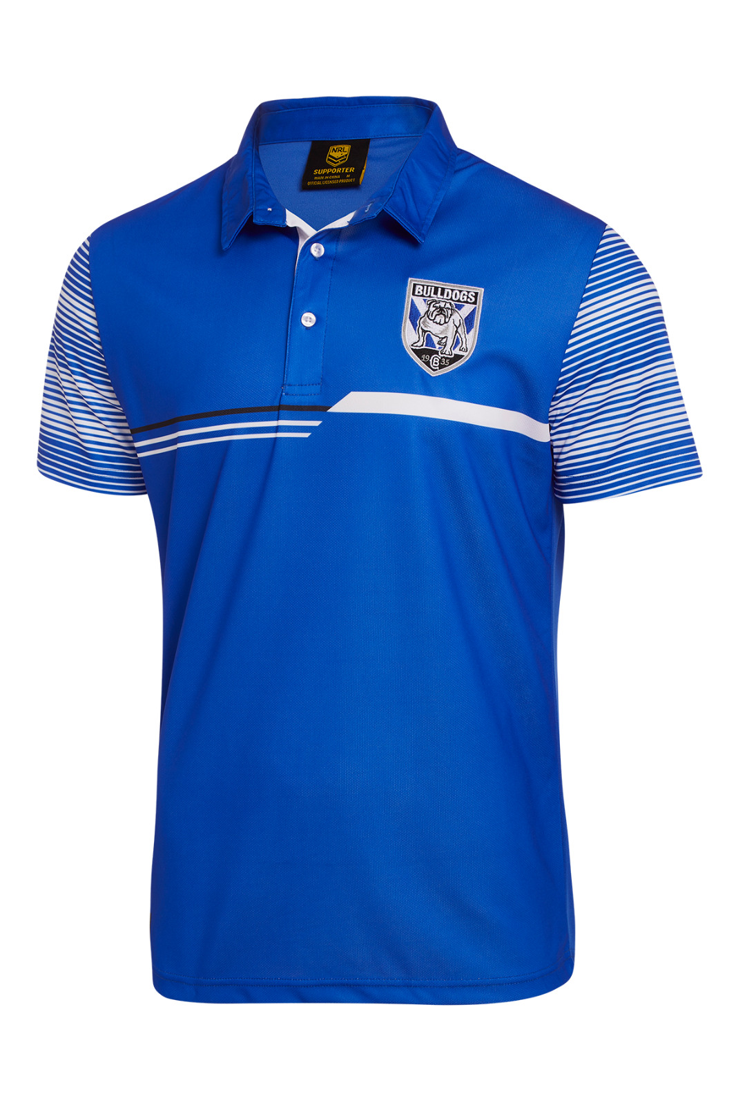 S18 Details about   Canterbury Bankstown Bulldogs NRL Sublimated Polo Shirt Size S-5XL 
