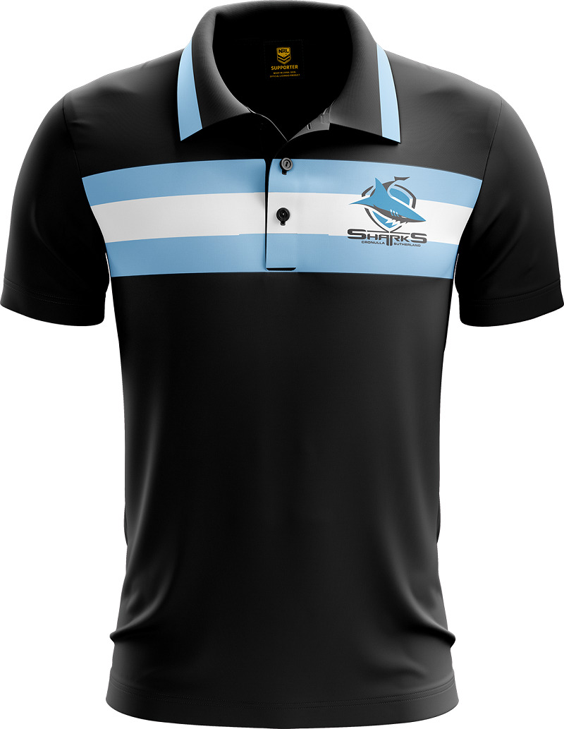 Cronulla Sharks NRL 2019 Advantage Polo Shirt Sizes S-5XL! W19