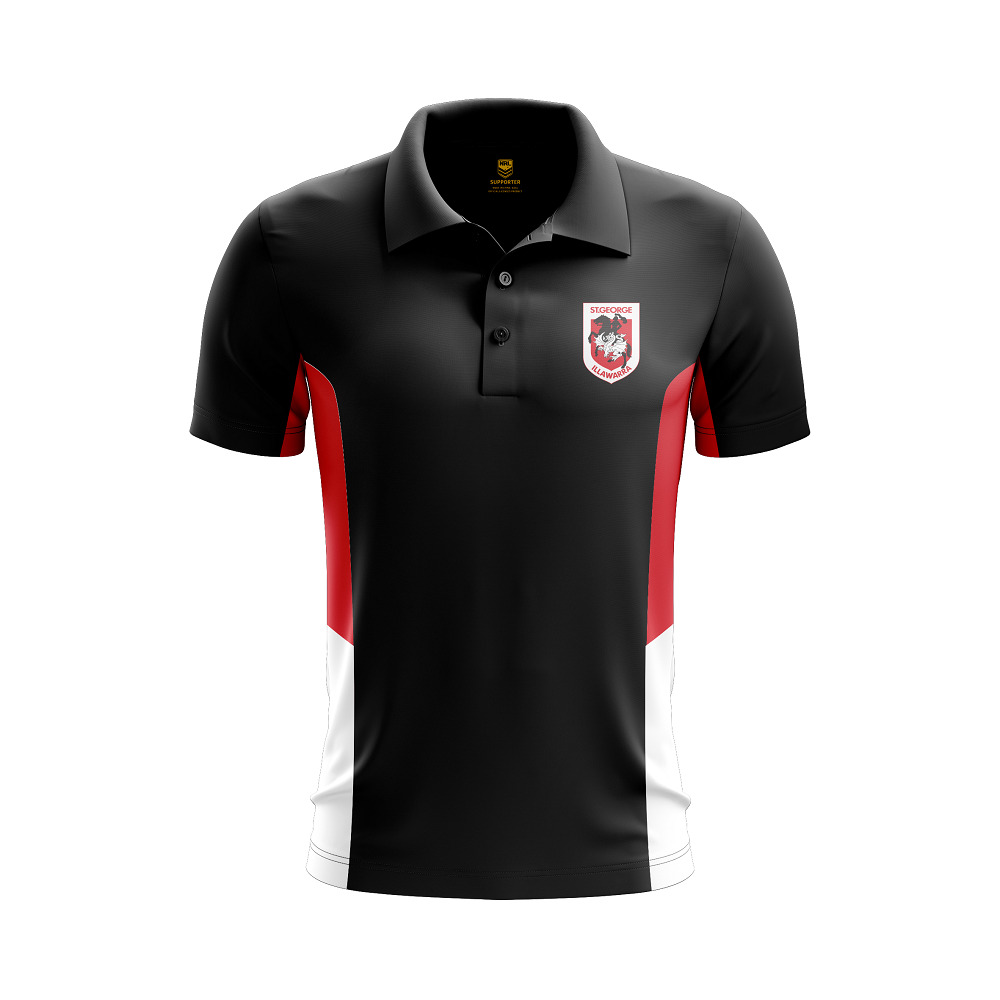 St George Illawarra Dragons NRL 2020 Lifestyle Polo Shirt Sizes S-5XL! S20