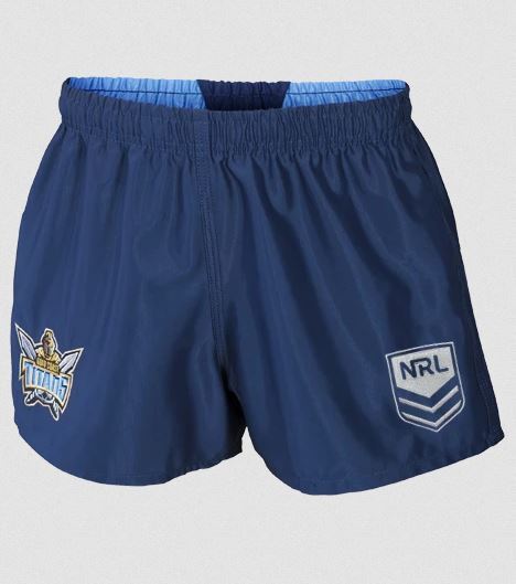 Gold Coast Titans 2021 NRL Home Supporters Shorts Adults Sizes S-5XL! 