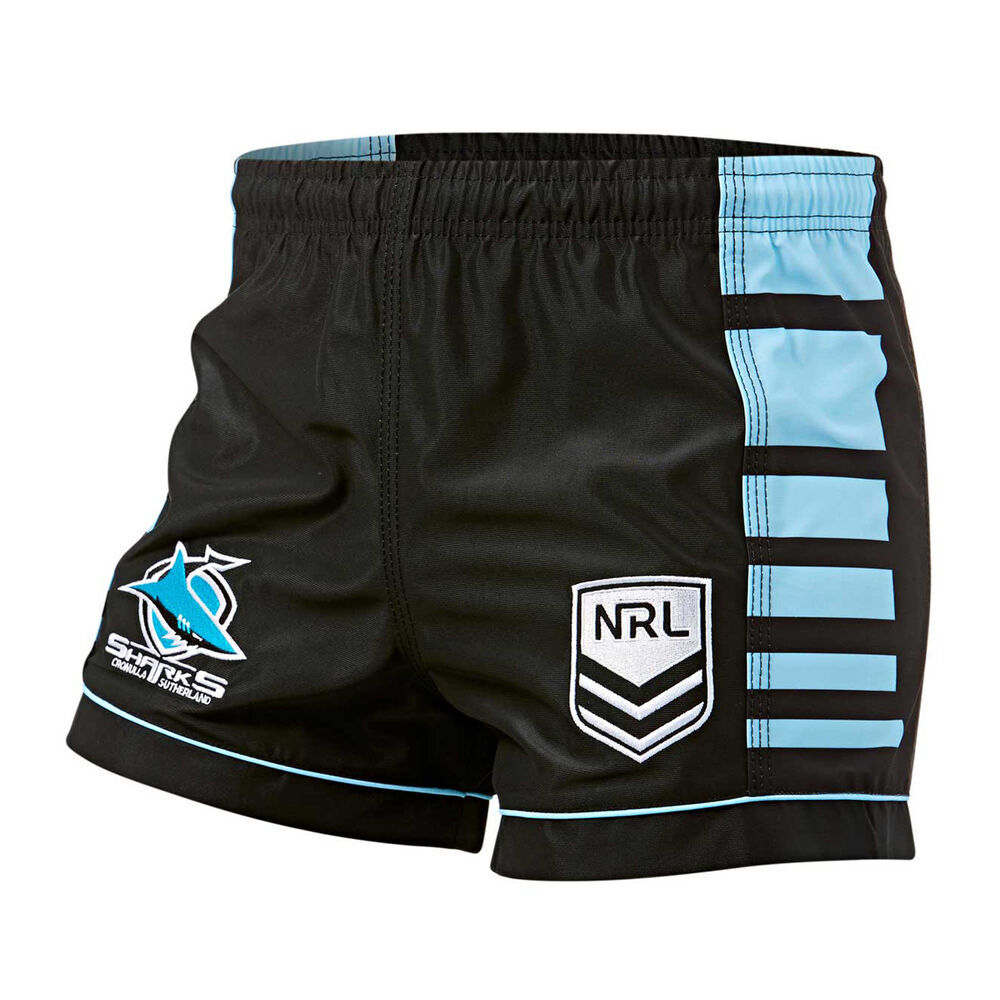 5XL Black NRL Dynasty Cronulla Sharks 2021 Gym Training Shorts Sizes Small 