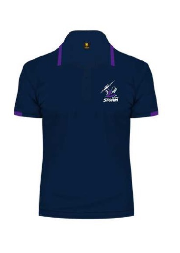 Melbourne Storm NRL 2020 Club Knitted Polo Shirt Sizes S-5XL W20 