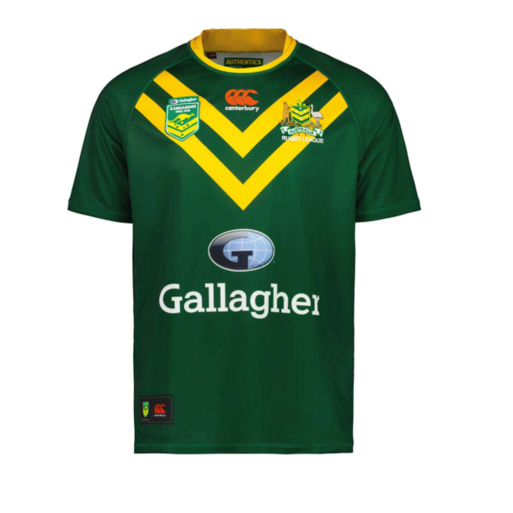 6-14! Australian Jersey ARL Kangaroos Official CCC 2022 Kids Sizes