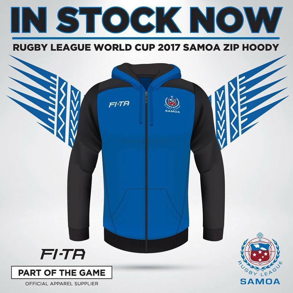 Samoa Rugby League Toa Samoa Players Full Zip Hoody/Jacket Sizes S6XL! T7 NRL