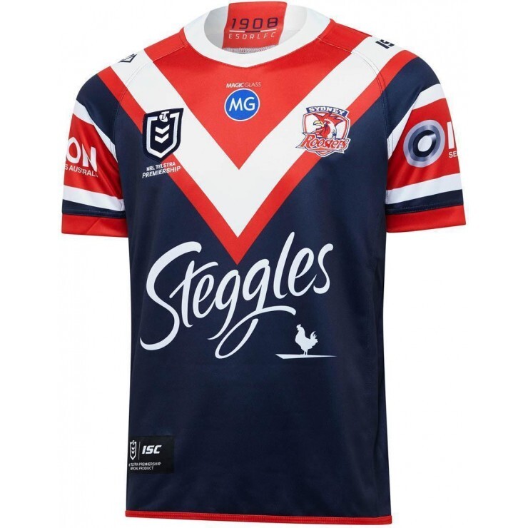 Sydney Roosters NRL ISC Home Jersey Sizes S7XL! T20