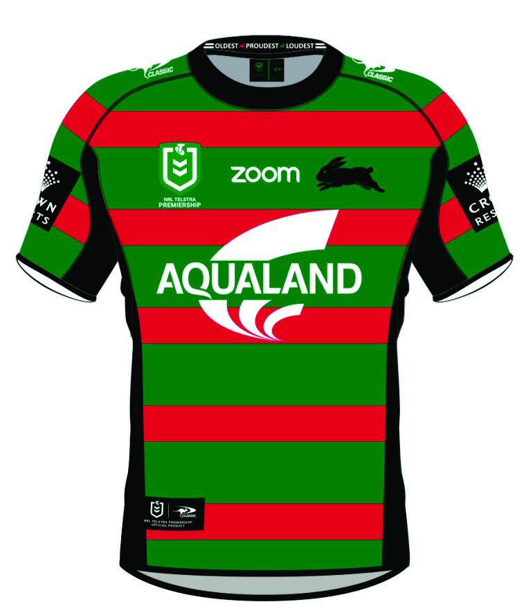 South Sydney Rabbitohs NRL 2021 Classic Home Jersey Ladies Sizes 8-16! 