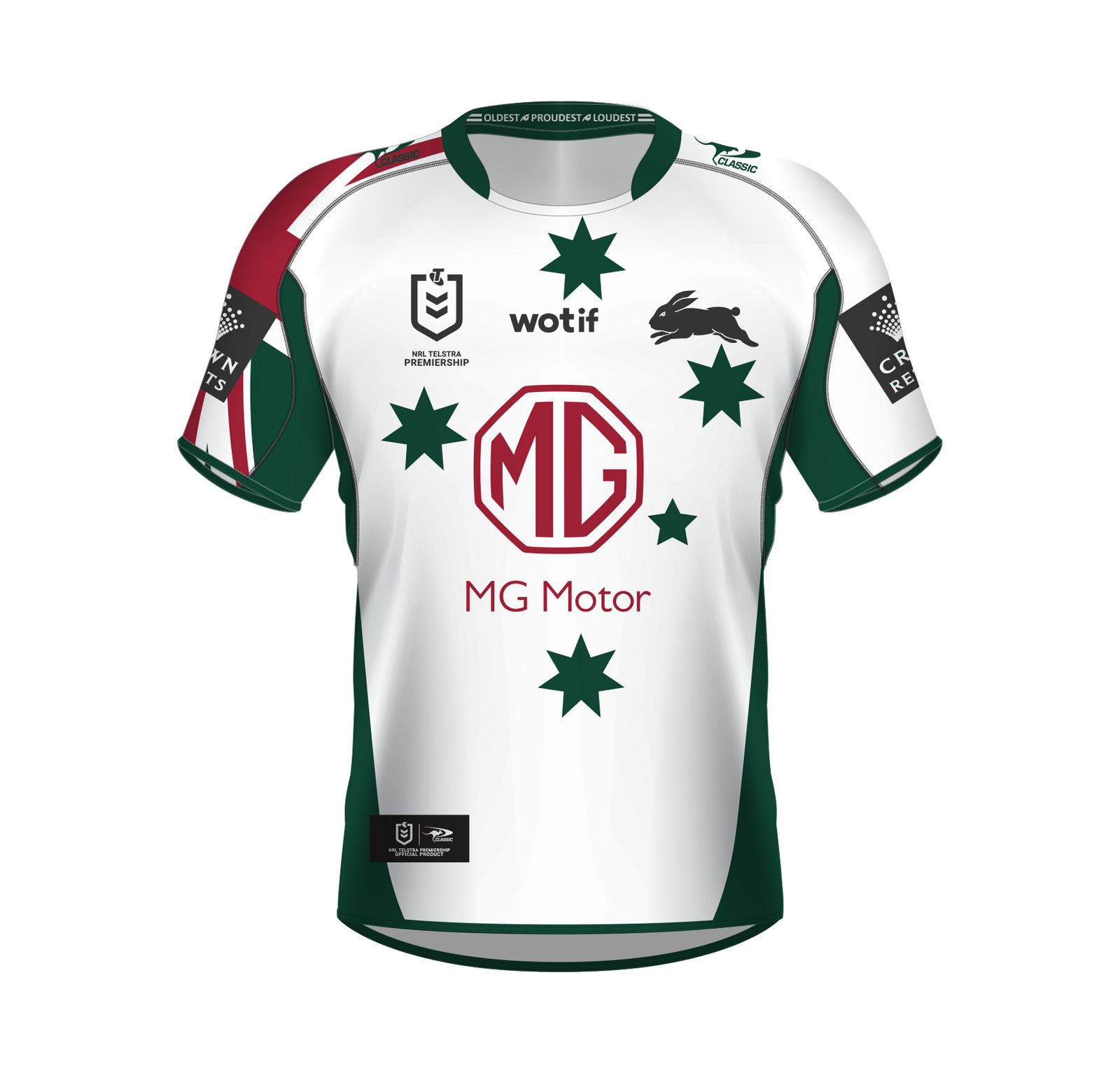 South Sydney Rabbitohs NRL Mens Adults Home Jersey Guernsey