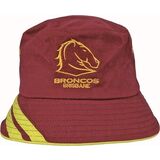 Brisbane Broncos NRL GT Bucket Hat Cap! BNWT's! Gone Fishing! Summer Days!