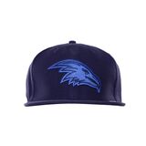 Adelaide Crows AFL Players Navy BLK Flat Snap Back Cap Hat!