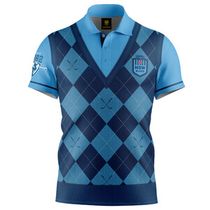 New South Wales NSW Blues NRL SOO 2021 Xmas Polo T Shirt Sizes S-5XL! 