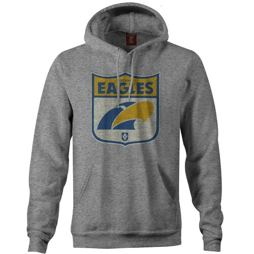 West Coast Eagles AFL Distressed Retro Logo Hoody Sizes S-3XL! BNWT's! W8