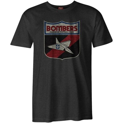 Essendon Bombers AFL Distressed Retro T Shirt Sizes S-3XL! BNWT's! PlayW8