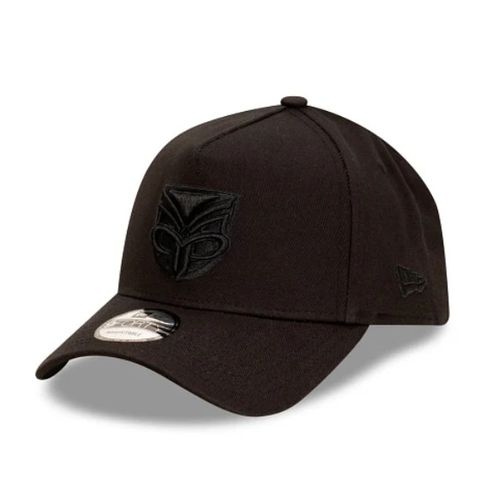 New Zealand Warriors NRL New Era 9Forty Black Snapback Cap Hat!