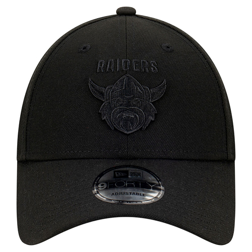 Canberra Raiders NRL New Era 9Forty Black Snapback Cap Hat!